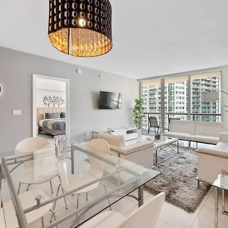 Icon Brickell Stylish Condo With Bay&City 5 Star Spa And Amenities